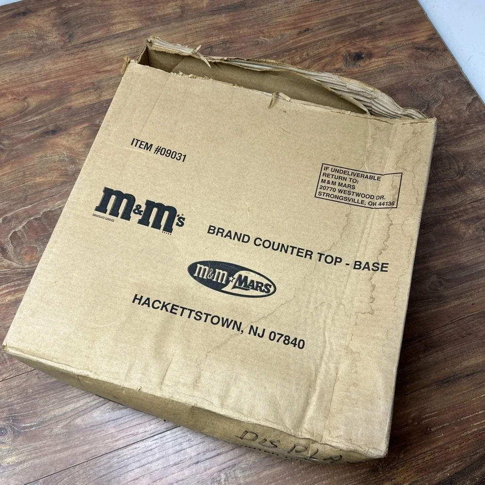 Vintage M&M Countertop Store Display Rack Candy Holder 1996 New/w Open‎ Box